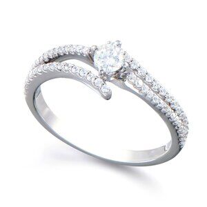 Certified Natural Diamond 14K Designer Gold Ring